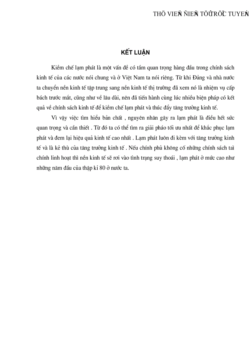 image for page Một số vấn đề lý luận về lạm phát và mối quan hệ giữa lạm phát và tăng trưởng kinh tế Thực trạng lạm phát và mối quan hệ giữa lạm phátvà tăng trưởng kinh tế ở Việt Nam