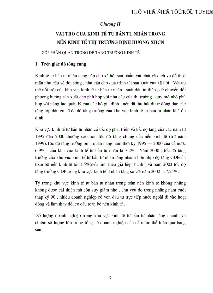 image for page Vai trò thực trạng của kinh tế tư bản tư nhân đánh giá kinh tế tư bản tư nhân và một số phương hướng giải pháp