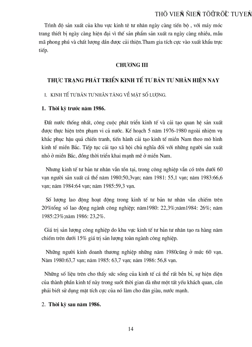 image for page Vai trò thực trạng của kinh tế tư bản tư nhân đánh giá kinh tế tư bản tư nhân và một số phương hướng giải pháp