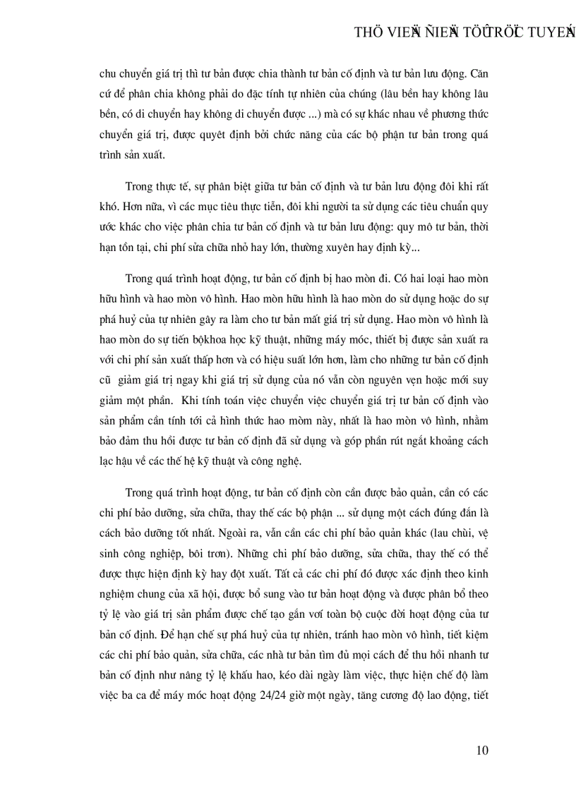 image for page Học thuyết tuần hoàn và chu chuyển tư bản và sự vận dụng nó vào nền kinh tế thị trường thời kỳ quá độ ở nước ta