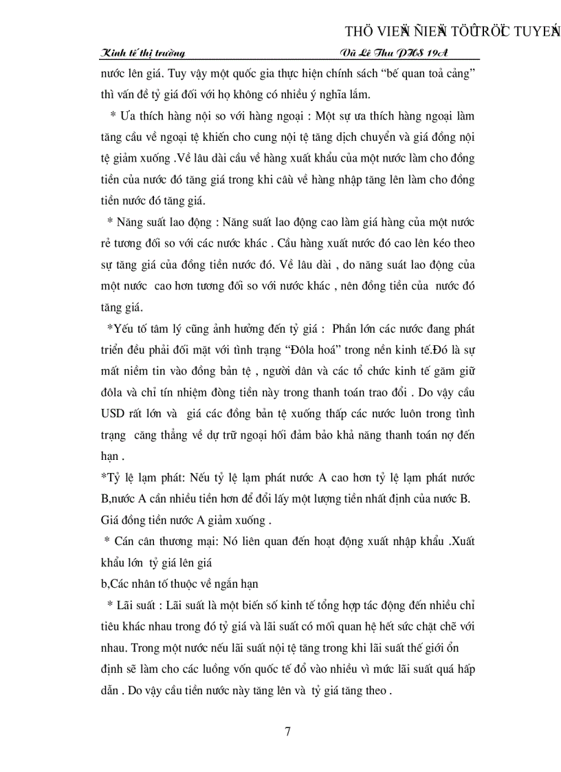 image for page Chính sách tỷ giá hối đoái và những điều kiện tự do hoá tỷ giá ở Việt nam