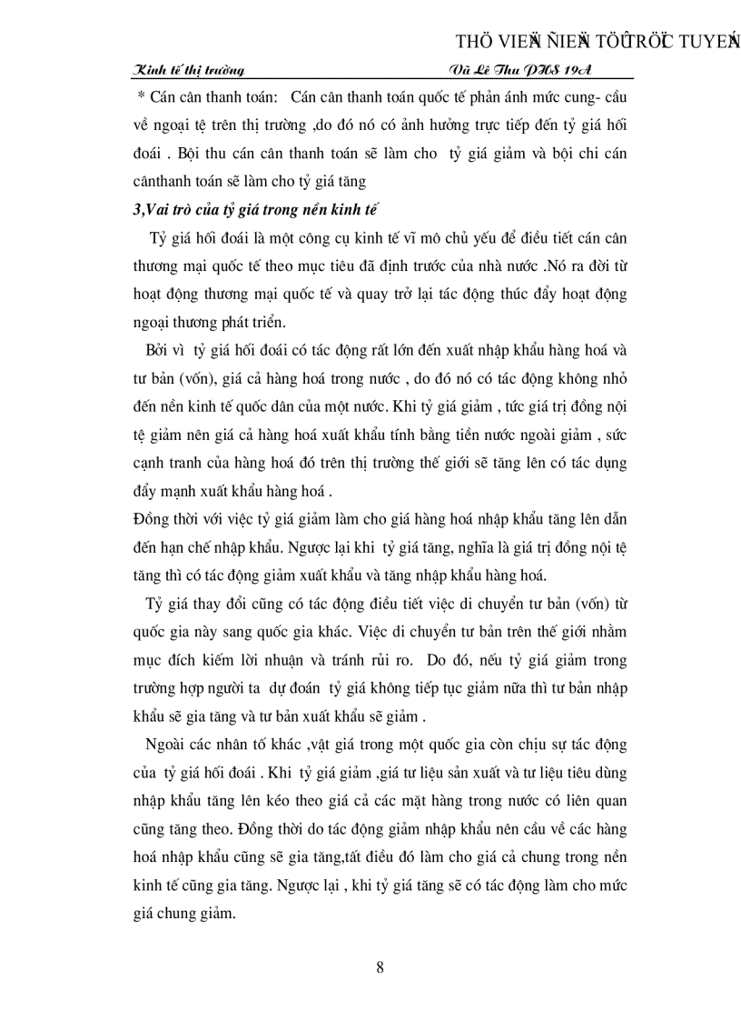 image for page Chính sách tỷ giá hối đoái và những điều kiện tự do hoá tỷ giá ở Việt nam