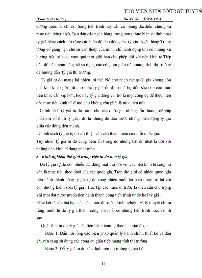 image for page Chính sách tỷ giá hối đoái và những điều kiện tự do hoá tỷ giá ở Việt nam