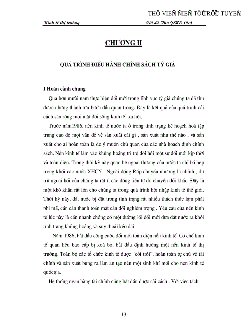 image for page Chính sách tỷ giá hối đoái và những điều kiện tự do hoá tỷ giá ở Việt nam