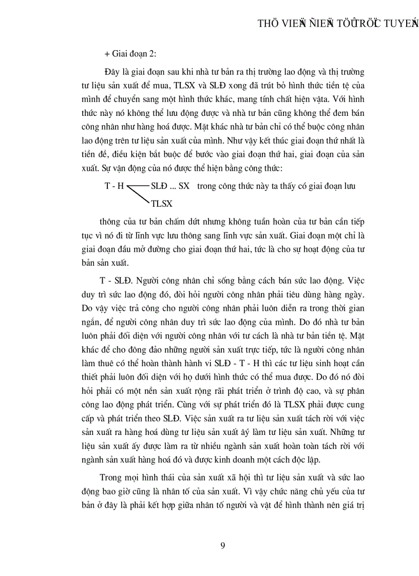 image for page Học thuyết của Mác tuần hoàn và chu chuyển tư bản và sự vận dụng nó vào nền kinh tế nước ta