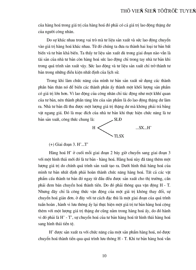 image for page Học thuyết của Mác tuần hoàn và chu chuyển tư bản và sự vận dụng nó vào nền kinh tế nước ta