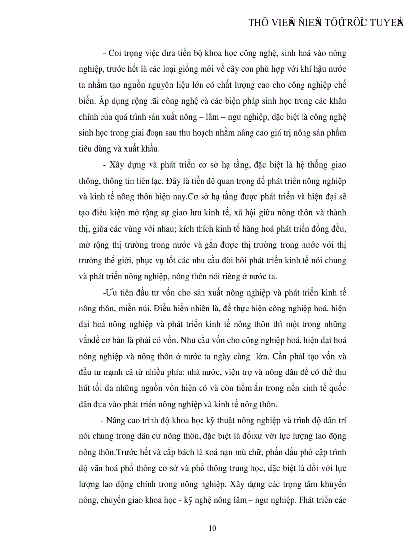 image for page Quá trình công nghiệp hoá hiện đại hoá nông nghiệp và nông thôn ở nước ta