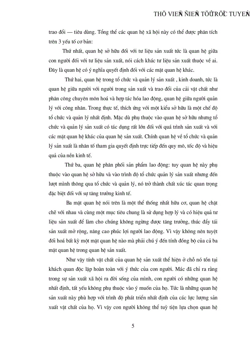 image for page Quan hệ biện chứng giữa lực lượng sản xuất với quan hệ sản xuất và vận dụng vào xây dựng Chủ nghĩa xã hội ở nước ta hiện nay