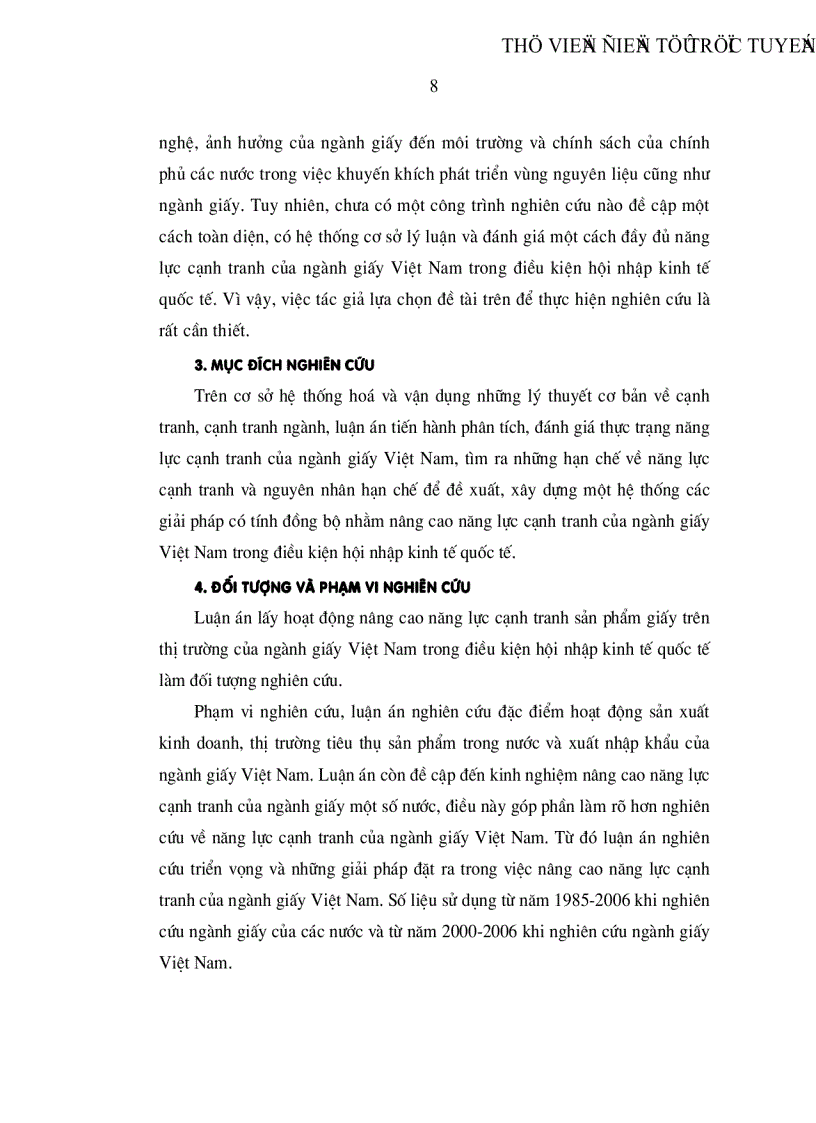image for page Nâng cao năng lực cạnh tranh của ngành giấy Việt Nam trong điều kiện hội nhập kinh tế quốc tế