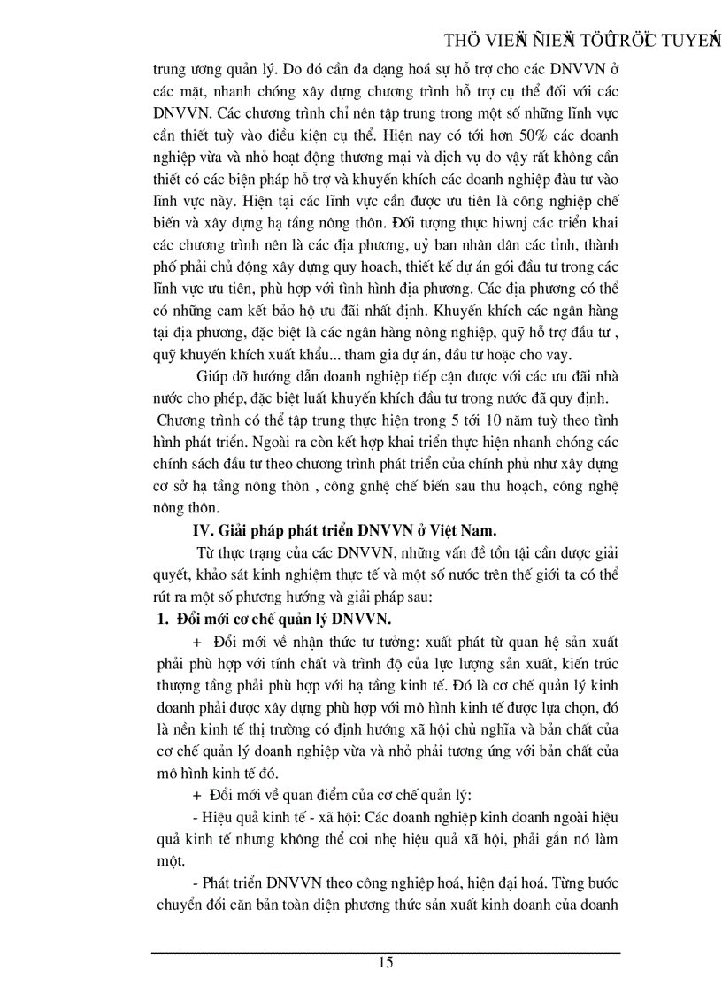 image for page Đổi mới cơ chế chính sách đối với doanh nghiệp vừa và nhỏ nhằm thúc đẩy sự phát triển của chúng ở Việt Nam hiện nay