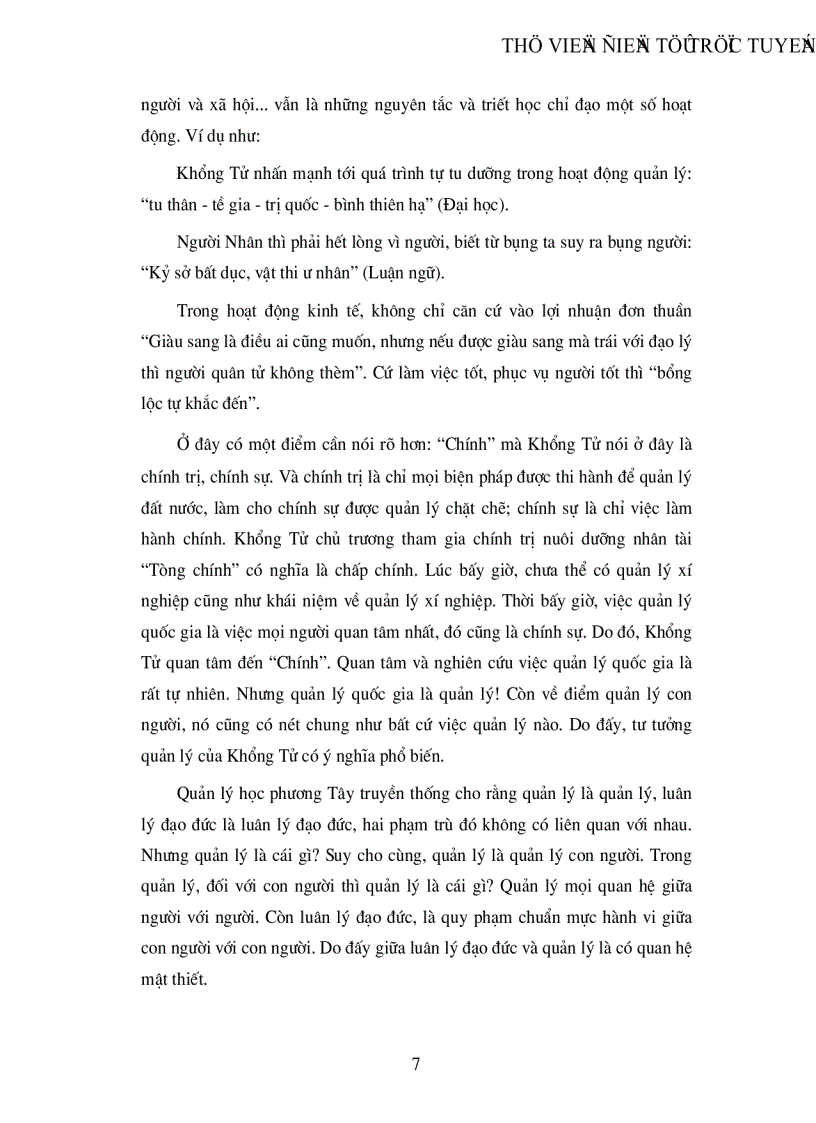 image for page Tư tưởng Đức Trị của Khổng Tử và vận dụng trong quản lý doanh nghiệp hiện nay