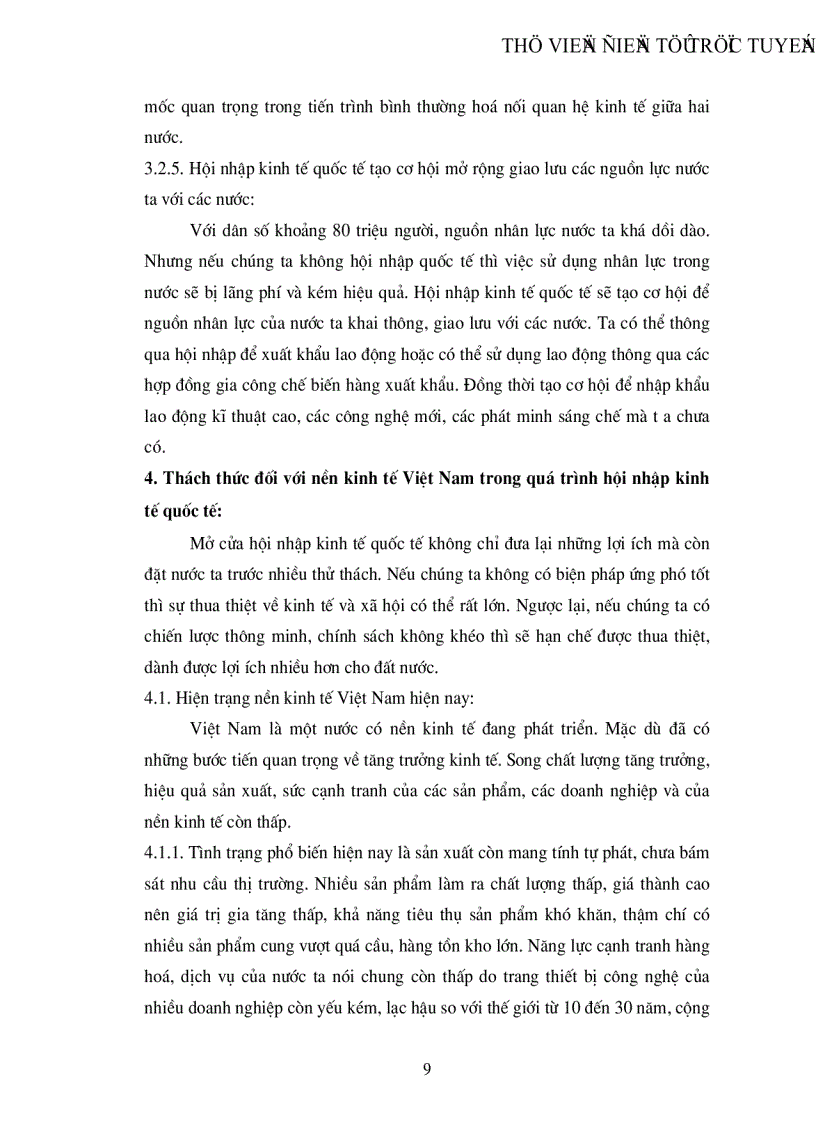 image for page Hội nhập kinh tế quốc tế và những thách thức đối với Việt Nam