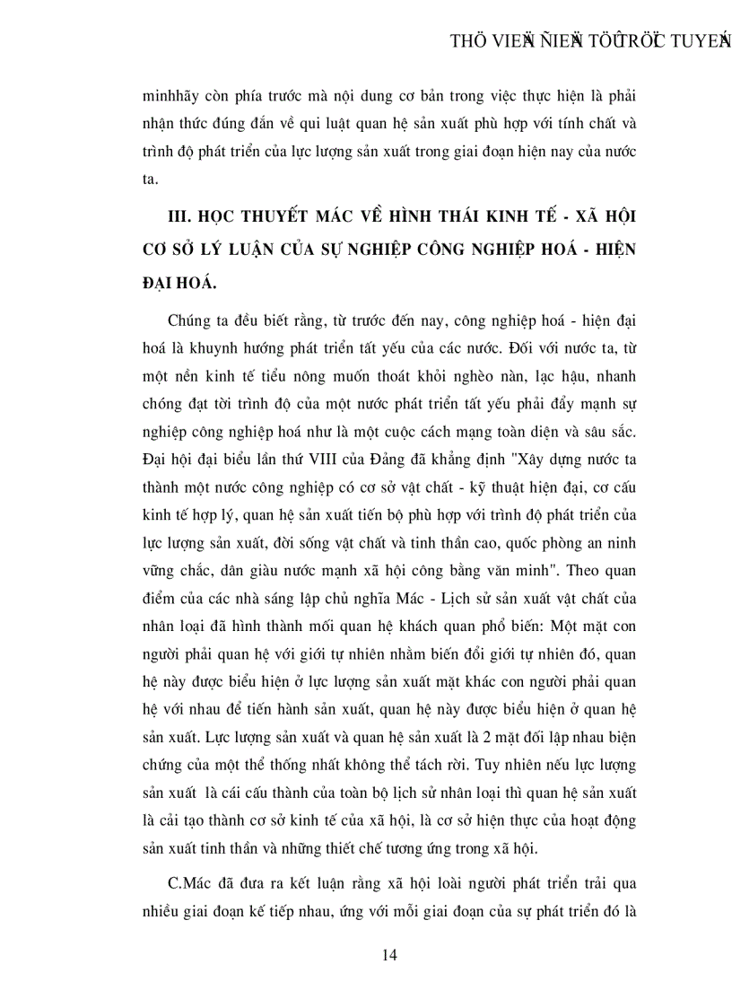 image for page Quy luật về sự phù hợp của quan hệ sản xuất với trình độ phát triển của lực lượng sản xuất và sự nhận thức vận dụng quy luật này ở Việt Nam