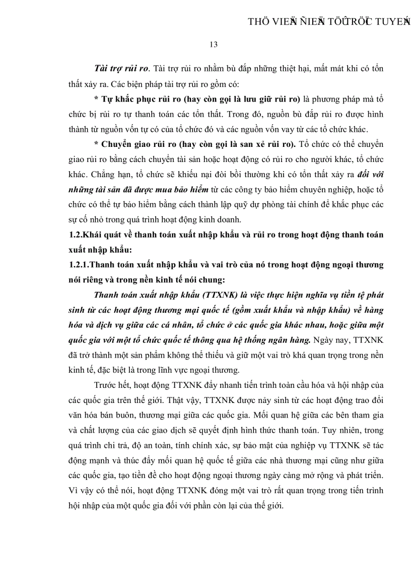 image for page Đánh giá và giải pháp phòng ngừa rủi ro hạn chế thiệt hại trong hoạt động thanh toán xuất nhập khẩu tại Ngân hàng Ngoại thương Việt Nam
