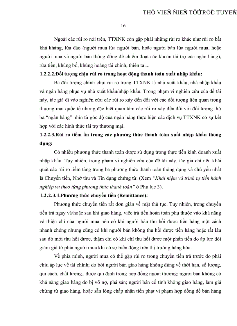image for page Đánh giá và giải pháp phòng ngừa rủi ro hạn chế thiệt hại trong hoạt động thanh toán xuất nhập khẩu tại Ngân hàng Ngoại thương Việt Nam