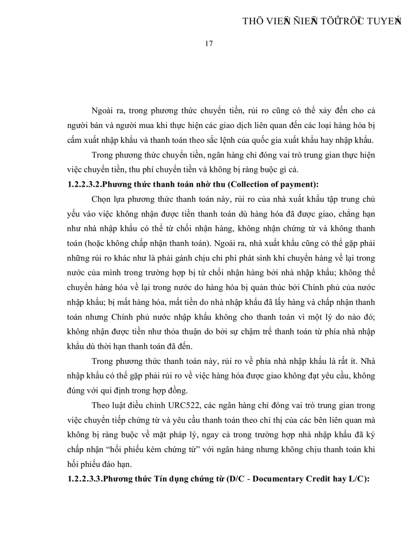 image for page Đánh giá và giải pháp phòng ngừa rủi ro hạn chế thiệt hại trong hoạt động thanh toán xuất nhập khẩu tại Ngân hàng Ngoại thương Việt Nam