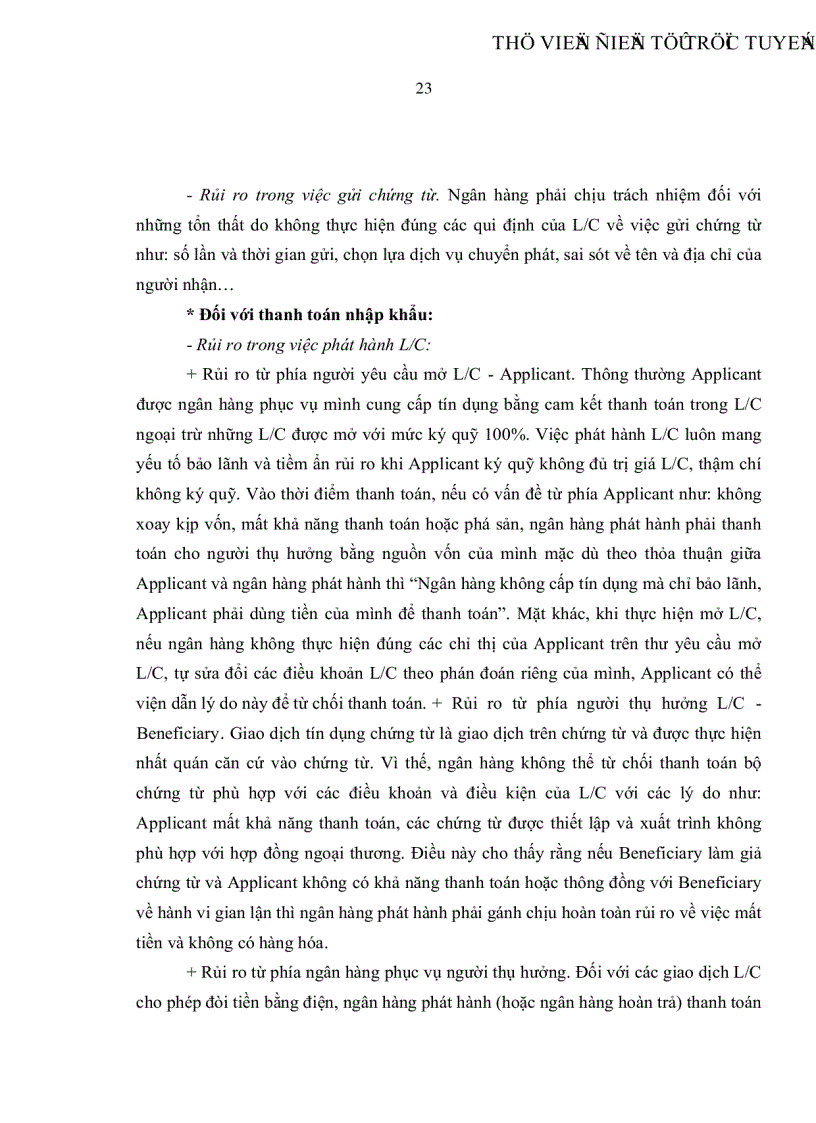 image for page Đánh giá và giải pháp phòng ngừa rủi ro hạn chế thiệt hại trong hoạt động thanh toán xuất nhập khẩu tại Ngân hàng Ngoại thương Việt Nam