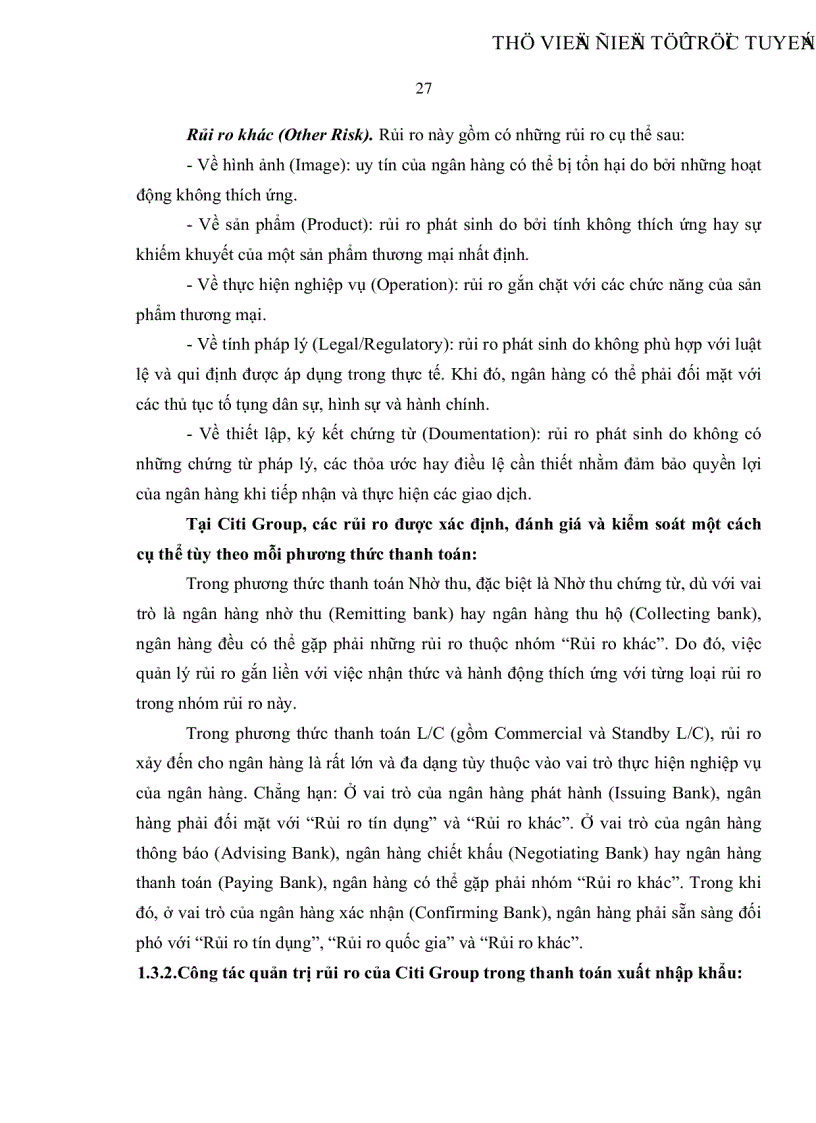 image for page Đánh giá và giải pháp phòng ngừa rủi ro hạn chế thiệt hại trong hoạt động thanh toán xuất nhập khẩu tại Ngân hàng Ngoại thương Việt Nam