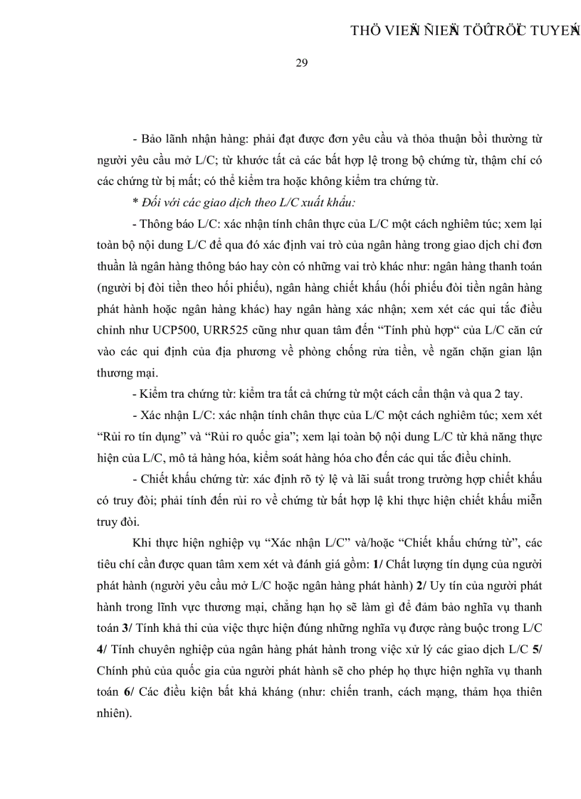 image for page Đánh giá và giải pháp phòng ngừa rủi ro hạn chế thiệt hại trong hoạt động thanh toán xuất nhập khẩu tại Ngân hàng Ngoại thương Việt Nam