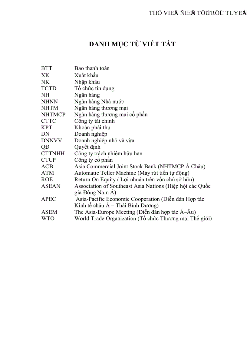 image for page Giải pháp mở rộng hoạt động bao thanh toán nội địa tại Ngân hàng thương mại cổ phần Á Châu