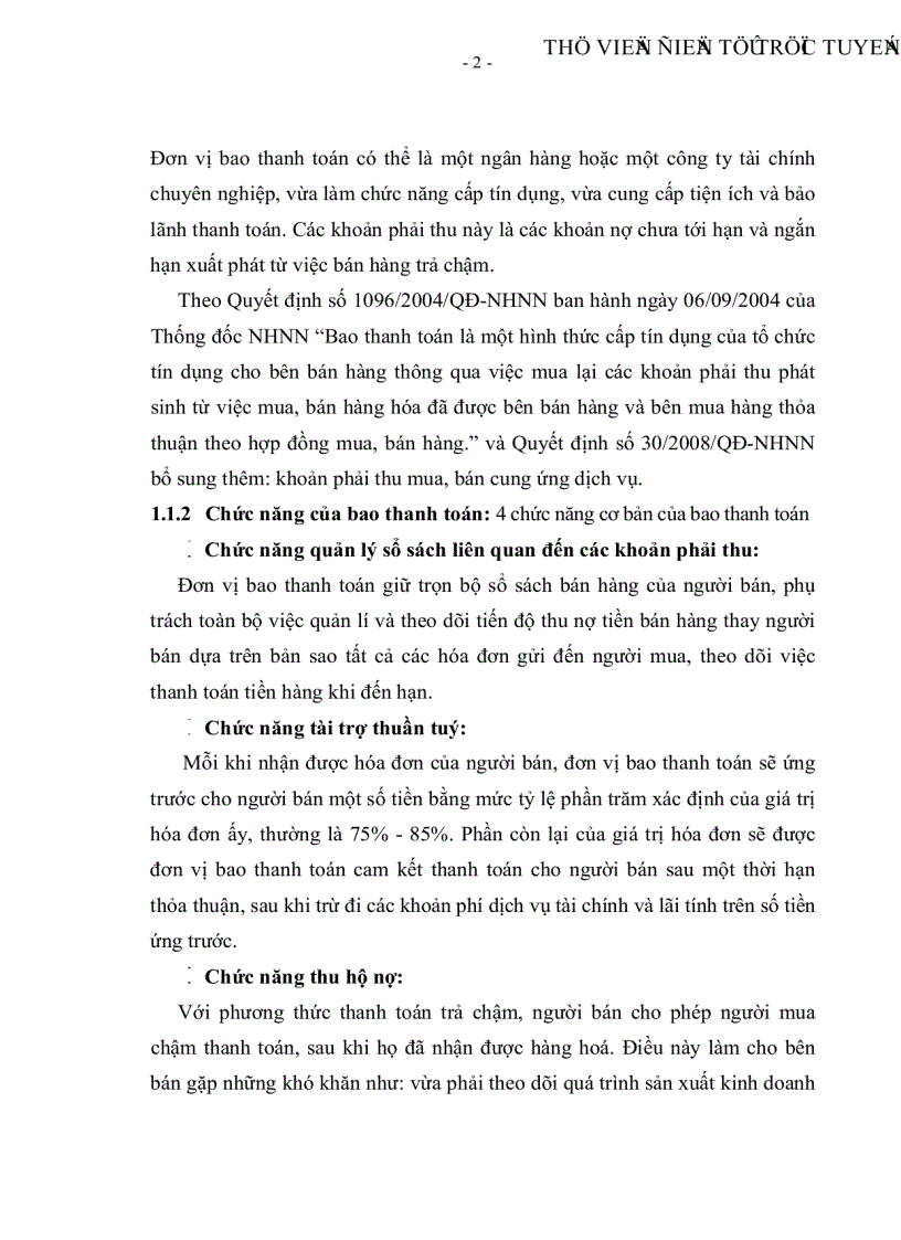 image for page Giải pháp mở rộng hoạt động bao thanh toán nội địa tại Ngân hàng thương mại cổ phần Á Châu