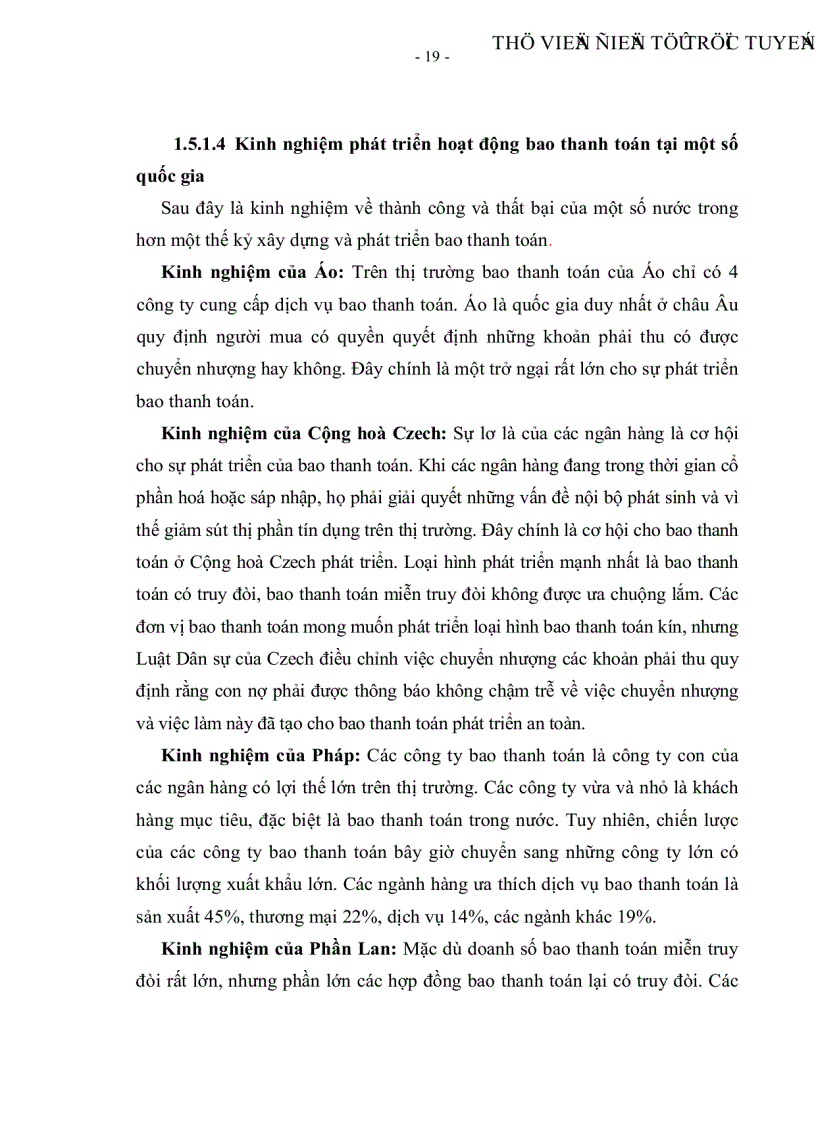 image for page Giải pháp mở rộng hoạt động bao thanh toán nội địa tại Ngân hàng thương mại cổ phần Á Châu