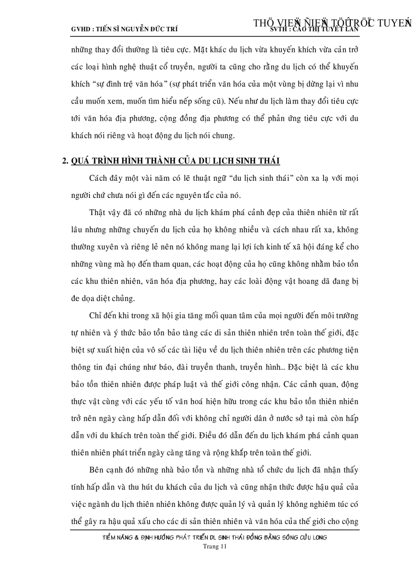 image for page Tiềm năng và định hướng phát triển du lịch sinh thái đồng bằng sông Cửu Long