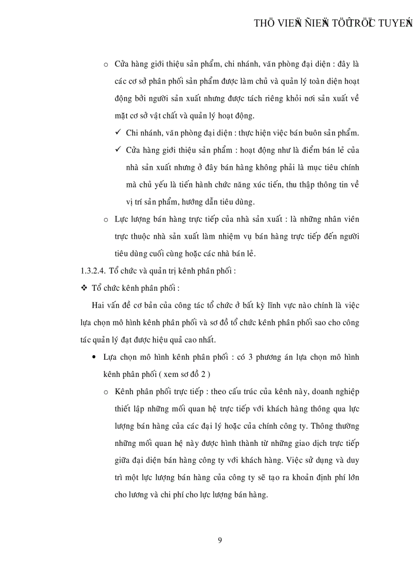 image for page Hoàn thiện chiến lược phân phối của trung tâm thông tin di động khu vực II