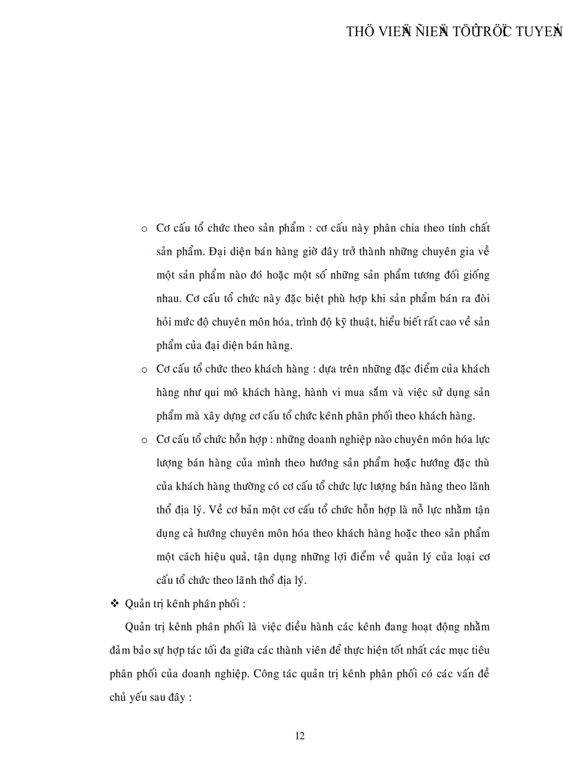 image for page Hoàn thiện chiến lược phân phối của trung tâm thông tin di động khu vực II