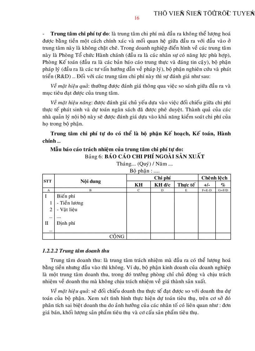 image for page Xây dựng hệ thống kiểm soát chi phí trong điều kiện áp dụng hình thức khoán chi phí từng bộ phận trong Công ty cổ phần hóa dầu Mekong