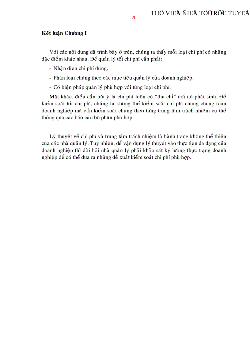 image for page Xây dựng hệ thống kiểm soát chi phí trong điều kiện áp dụng hình thức khoán chi phí từng bộ phận trong Công ty cổ phần hóa dầu Mekong