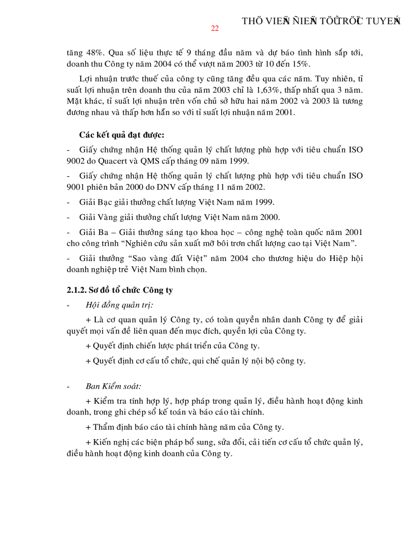 image for page Xây dựng hệ thống kiểm soát chi phí trong điều kiện áp dụng hình thức khoán chi phí từng bộ phận trong Công ty cổ phần hóa dầu Mekong