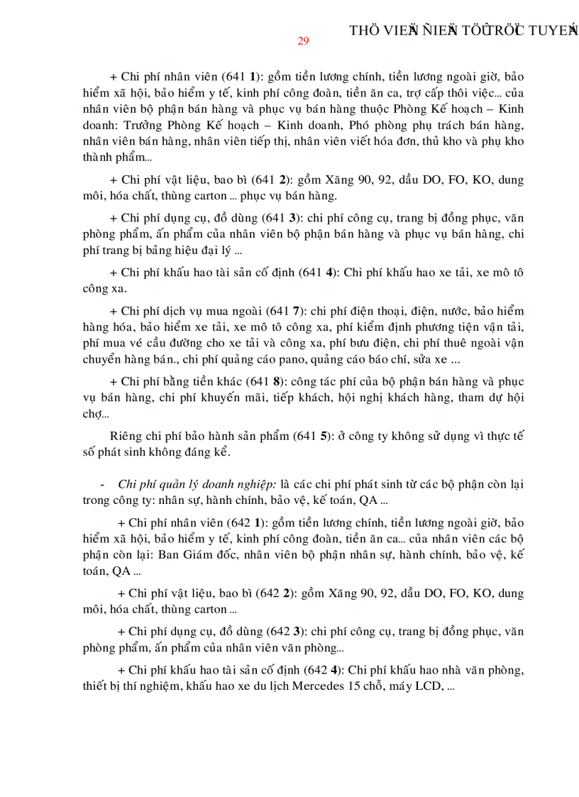 image for page Xây dựng hệ thống kiểm soát chi phí trong điều kiện áp dụng hình thức khoán chi phí từng bộ phận trong Công ty cổ phần hóa dầu Mekong