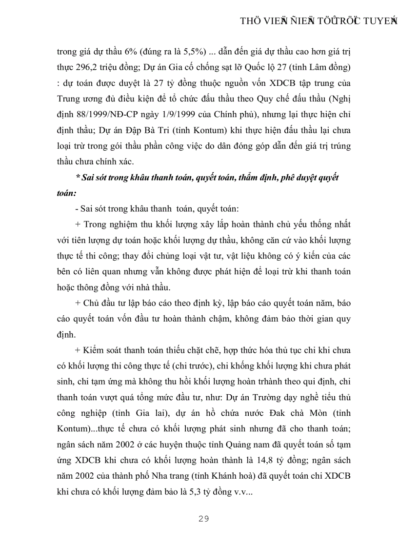 image for page Vận dụng quy trình kiểm toán báo cáo quyết toán dự án đầu tư xây dựng cơ bản trong một cuộc kểm toán báo cáo quyết toán ngân sách địa phương
