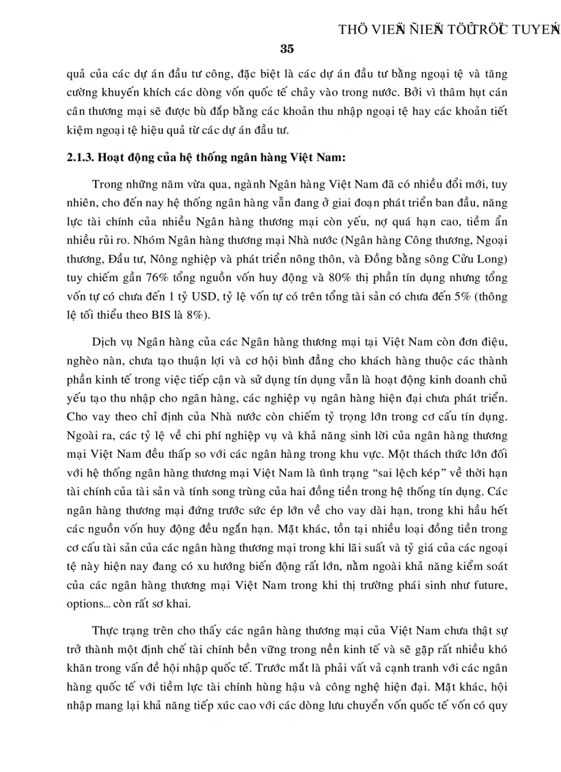 image for page Tác động của dòng vốn và những giải pháp kiểm soát dòng vốn tại Việt Nam trong quá trình hội nhập