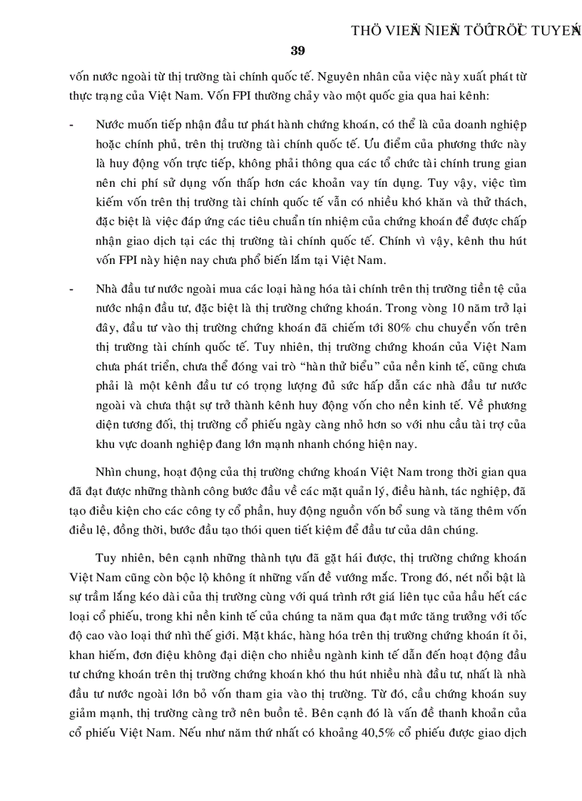 image for page Tác động của dòng vốn và những giải pháp kiểm soát dòng vốn tại Việt Nam trong quá trình hội nhập