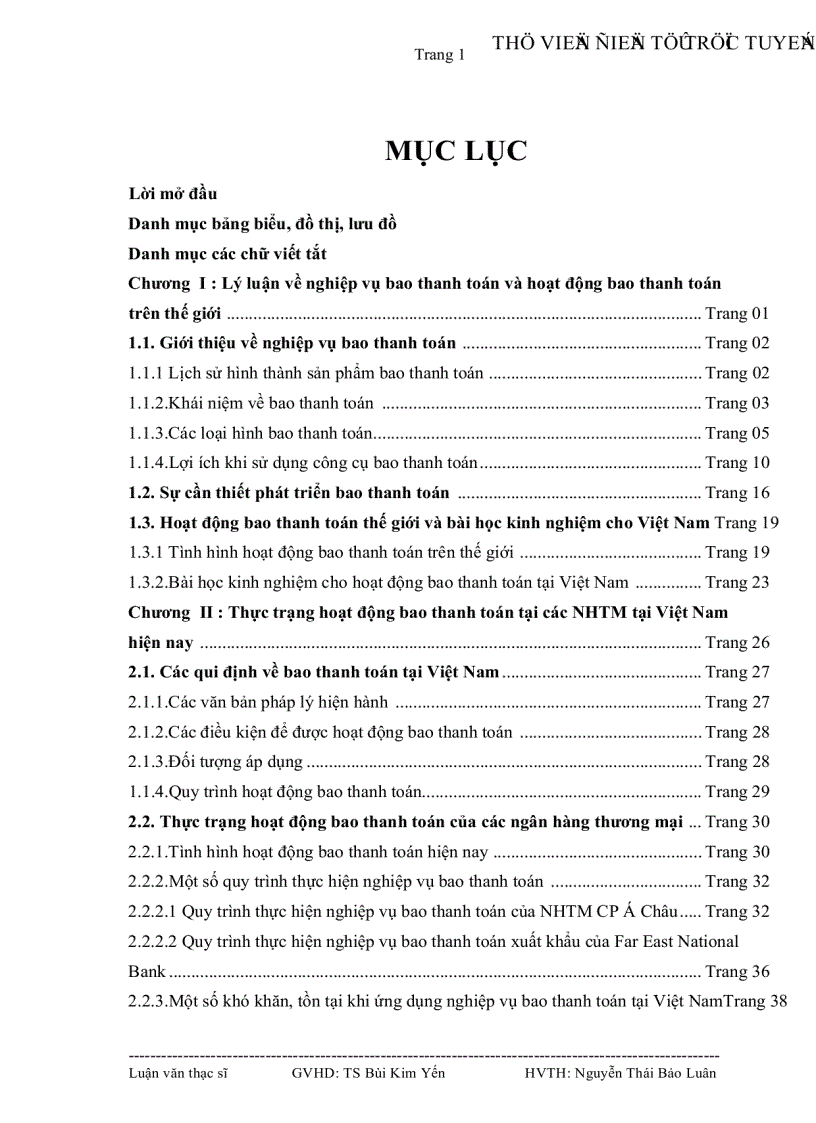 image for page Tình hình thực hiện bao thanh toán tại Việt Nam và một số giải pháp để đưa sản phẩm bao thanh toán vào ứng dụng taị Ngân hàng Đầu tư và phát triển Việt Nam