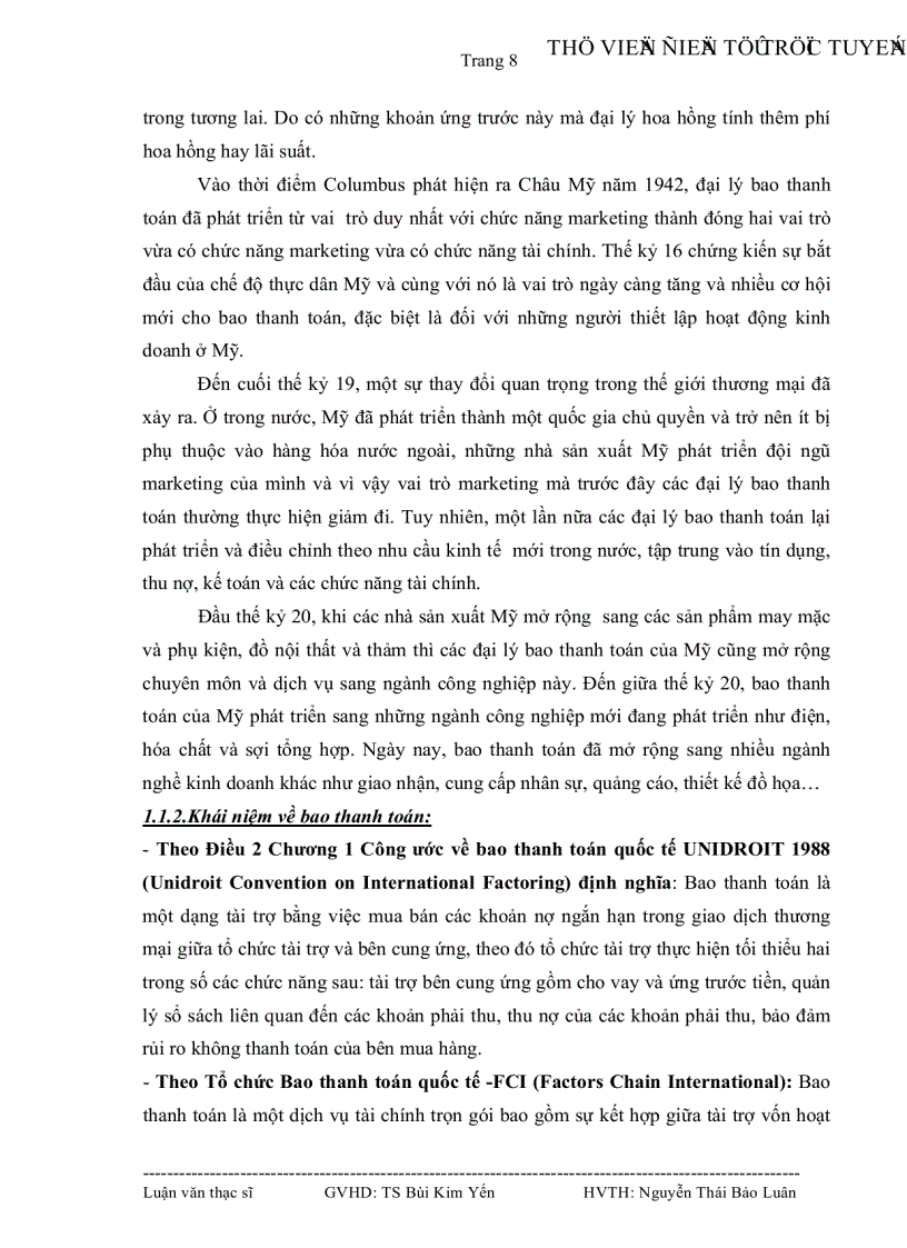 image for page Tình hình thực hiện bao thanh toán tại Việt Nam và một số giải pháp để đưa sản phẩm bao thanh toán vào ứng dụng taị Ngân hàng Đầu tư và phát triển Việt Nam