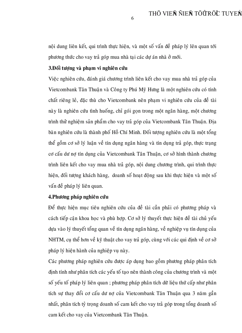 image for page Phát triển sản phẩm cho vay mua nhà trả góp theo chương trình dự án Sky Garden của Vietcombank Tân Thuận và Công ty Phú Mỹ Hưng
