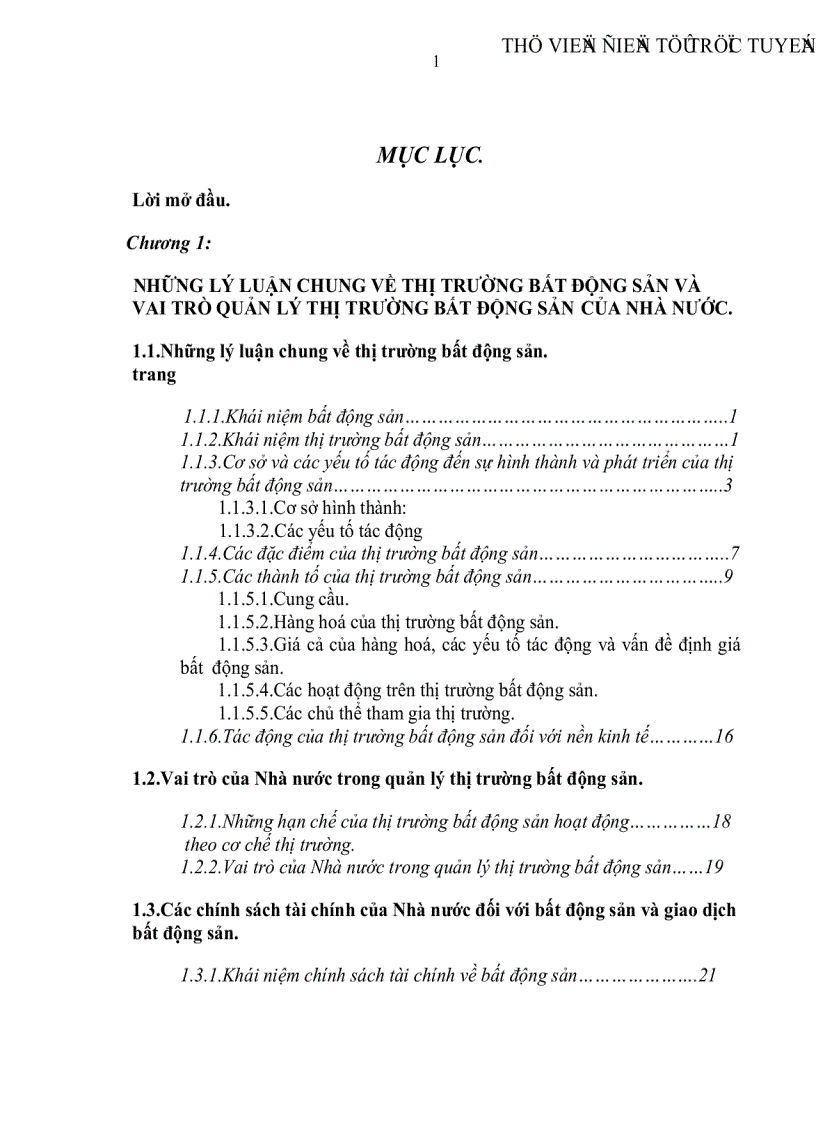 image for page Thị trường bất động sản và các chính sách tài chính khai thông thị trường bất động sản tại Việt Nam