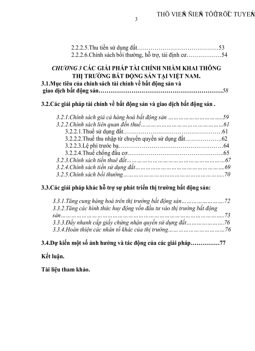 image for page Thị trường bất động sản và các chính sách tài chính khai thông thị trường bất động sản tại Việt Nam