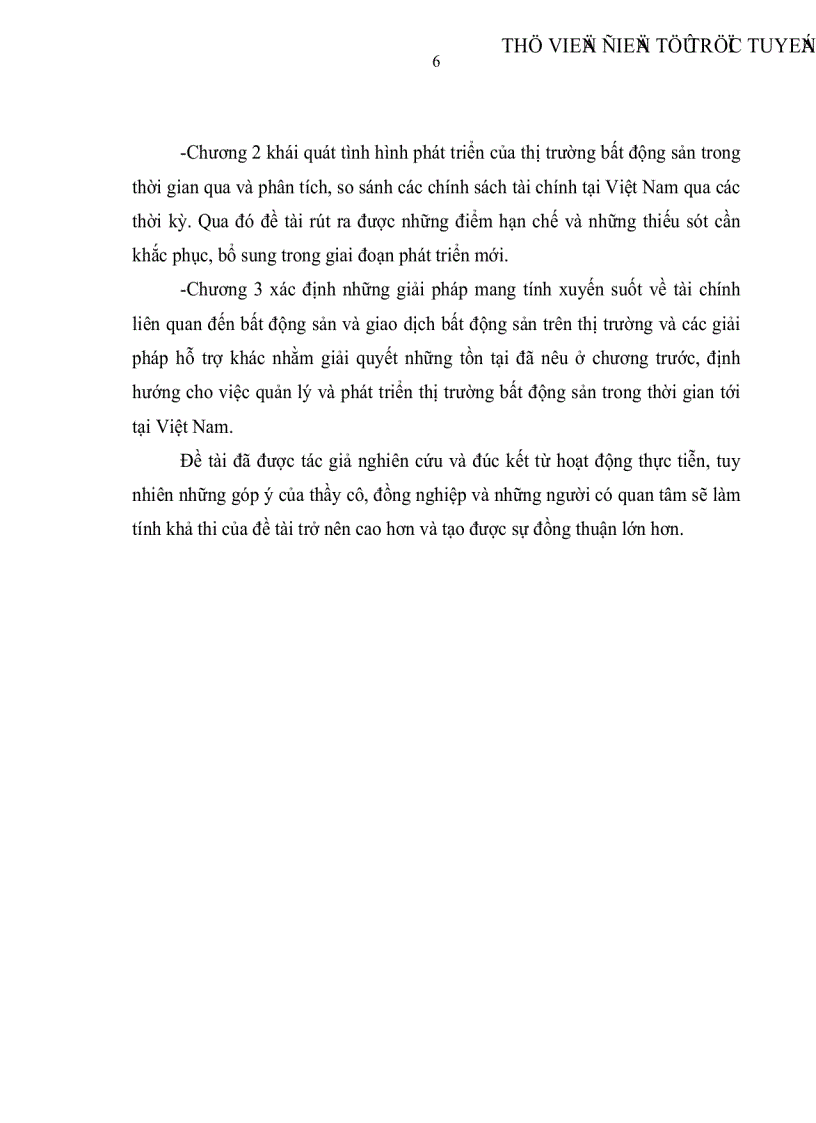 image for page Thị trường bất động sản và các chính sách tài chính khai thông thị trường bất động sản tại Việt Nam