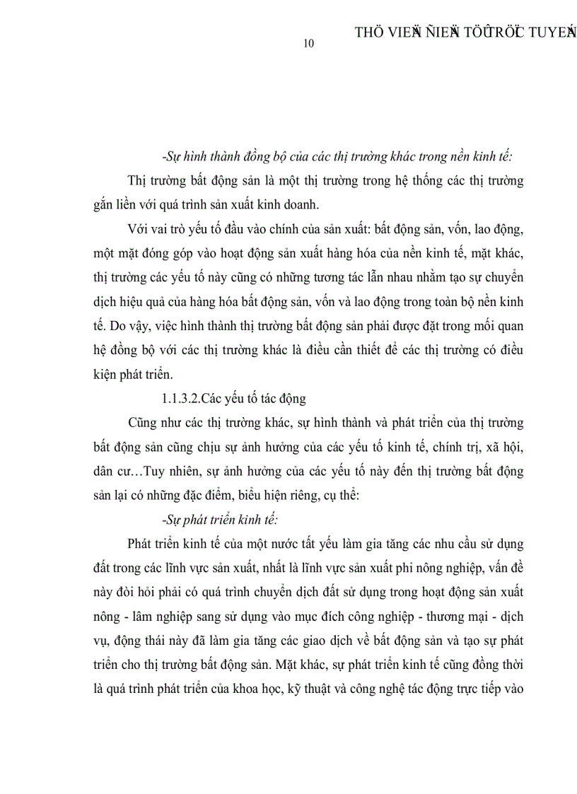 image for page Thị trường bất động sản và các chính sách tài chính khai thông thị trường bất động sản tại Việt Nam