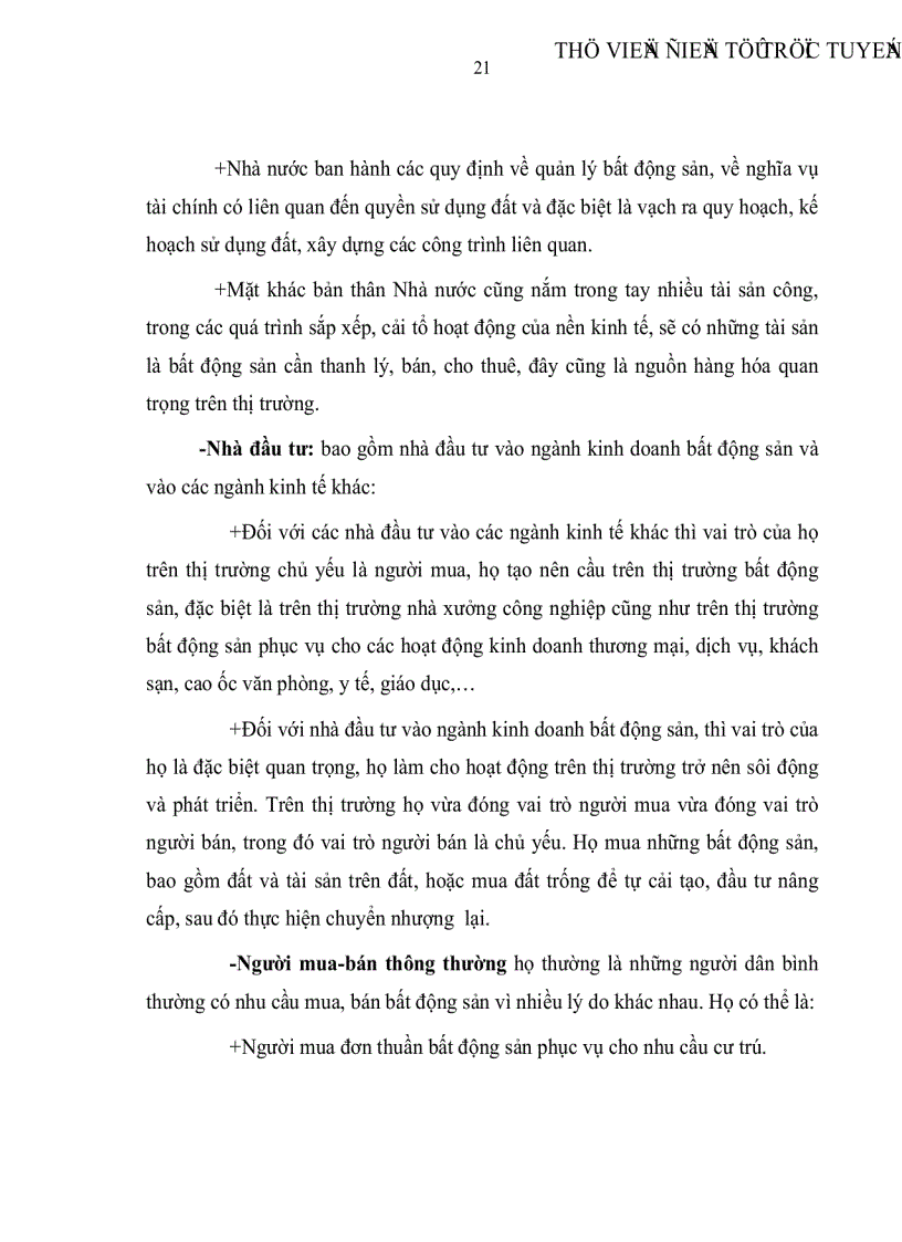 image for page Thị trường bất động sản và các chính sách tài chính khai thông thị trường bất động sản tại Việt Nam