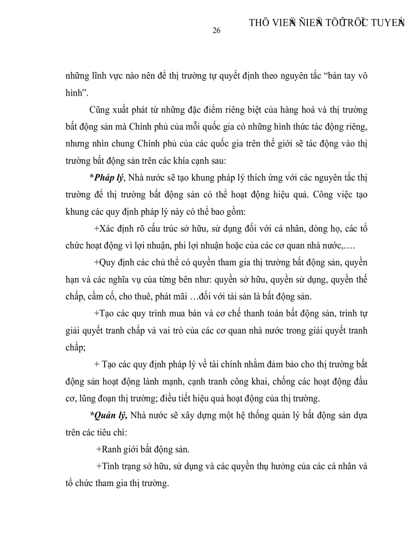 image for page Thị trường bất động sản và các chính sách tài chính khai thông thị trường bất động sản tại Việt Nam