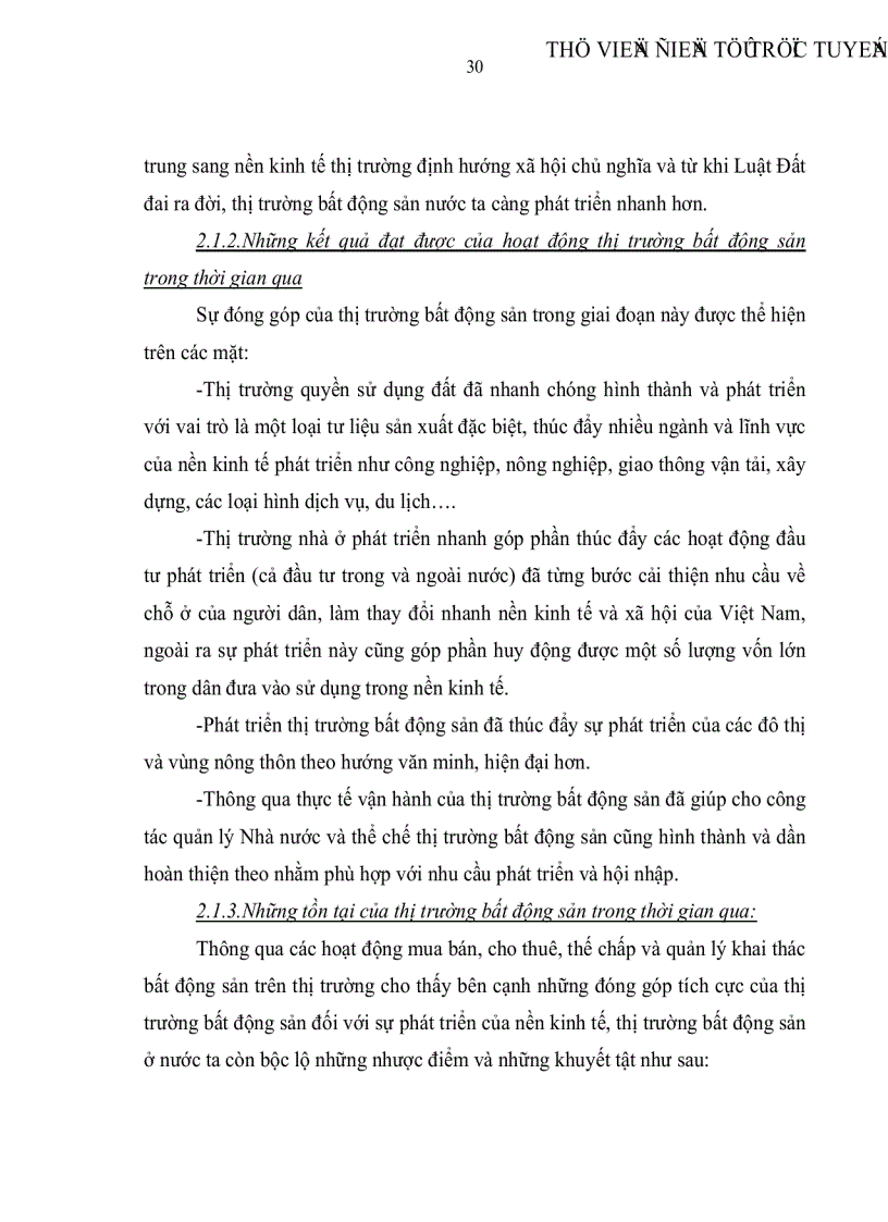 image for page Thị trường bất động sản và các chính sách tài chính khai thông thị trường bất động sản tại Việt Nam