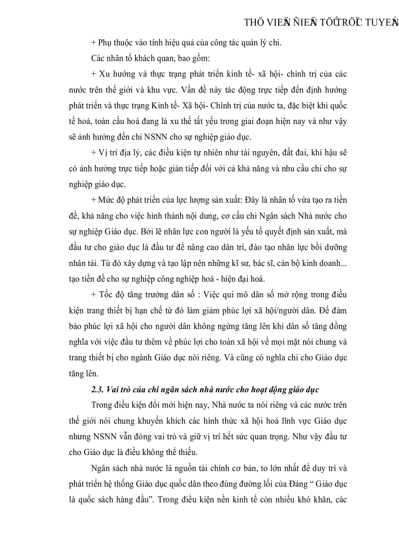 image for page Giải pháp tăng cường quản lý chi ngân sách Nhà nước cho ngành giáo dục ở huyện Tiên Du