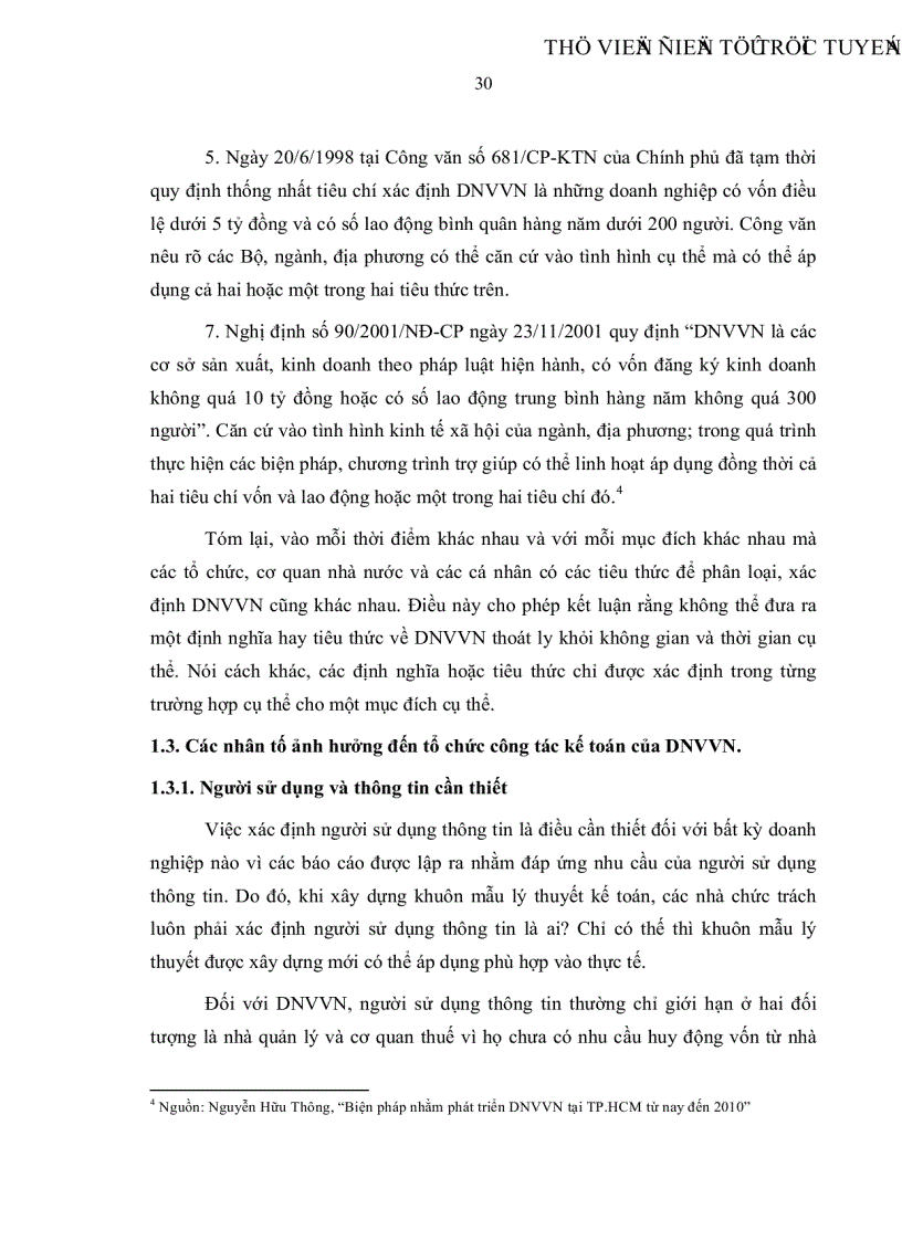 image for page Tổ chức công tác kế toán trong các doanh nghiệp vừa và nhỏ ở Việt Nam