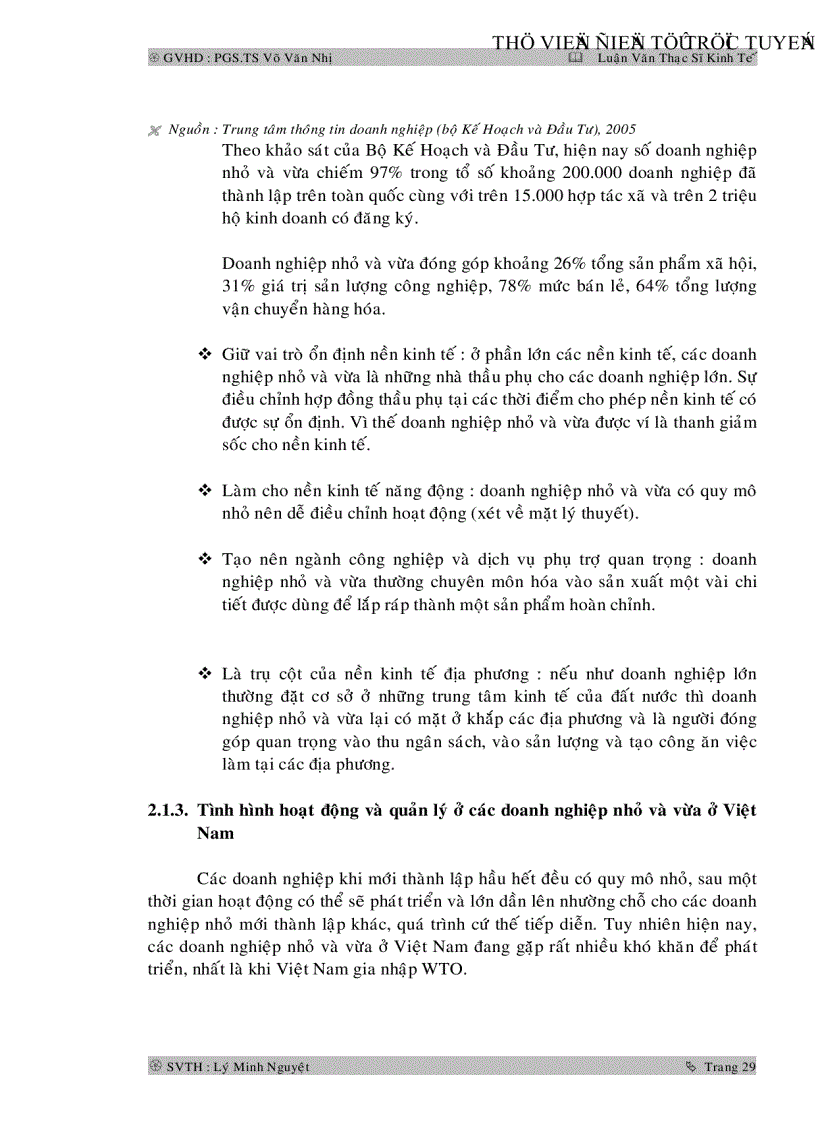 image for page Tổ chức công tác kế toán tại các doanh nghiệp nhỏ và vừa ở Việt Nam