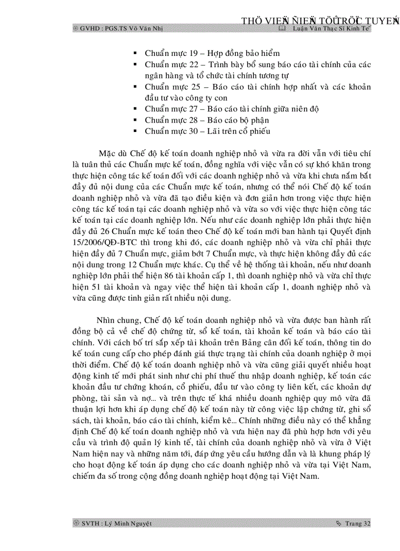 image for page Tổ chức công tác kế toán tại các doanh nghiệp nhỏ và vừa ở Việt Nam